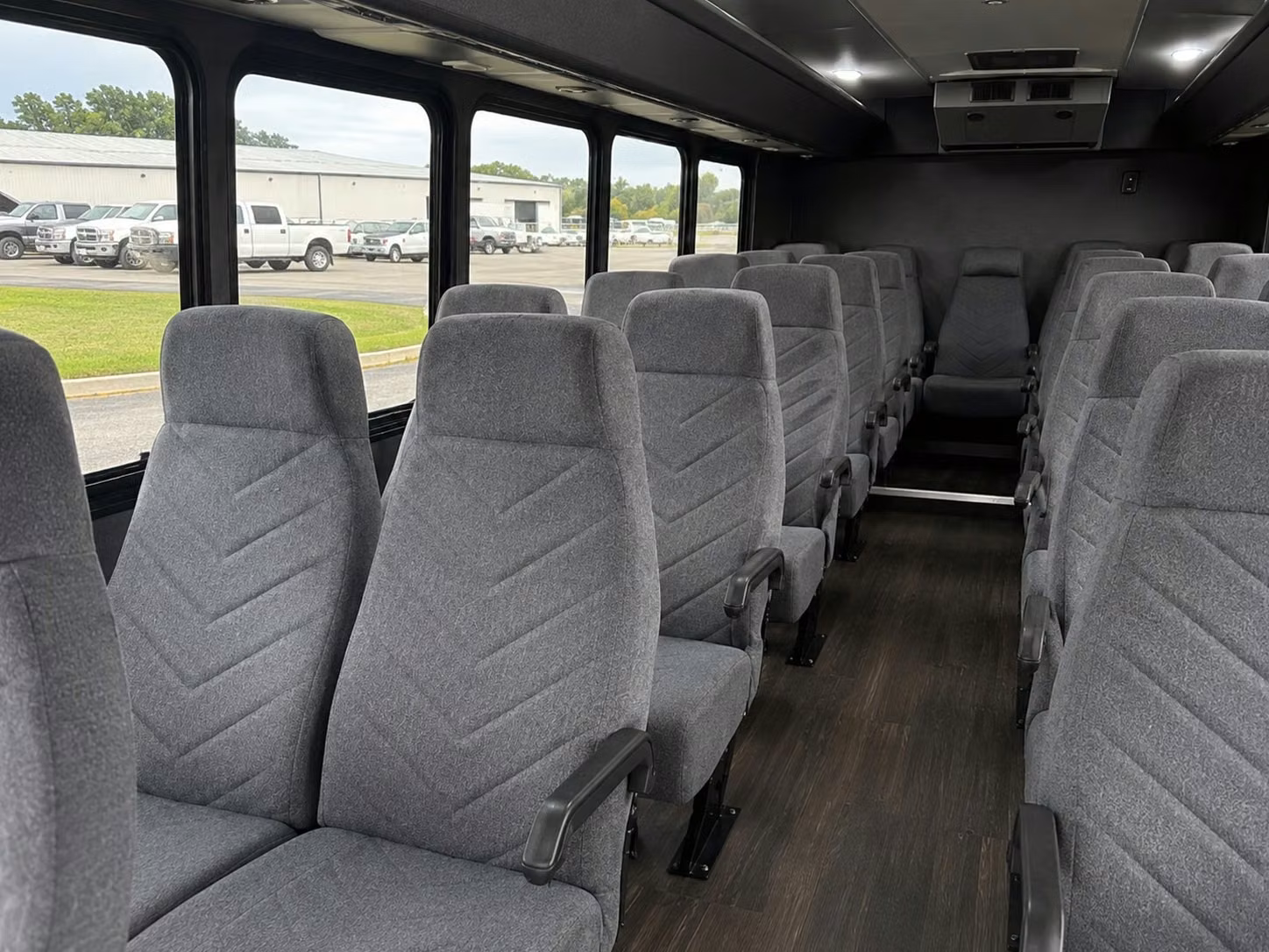 15 passenger minibus interior